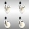Service Caster 4 Inch 316SS Nylon Swivel 1-7/8 Inch Expanding Stem Caster Lock Brake SCC, 2PK SCC-SS316TTLEX20S414-NYS-2-S-2-178 - alternate 1